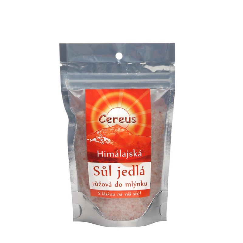 Himálajská sůl růžová do mlýnku jídelní 200 g - Cereus