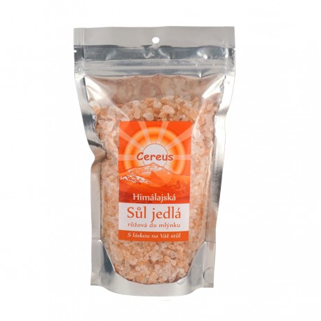 Himálajská sůl růžová do mlýnku jídelní 560 g - Cereus