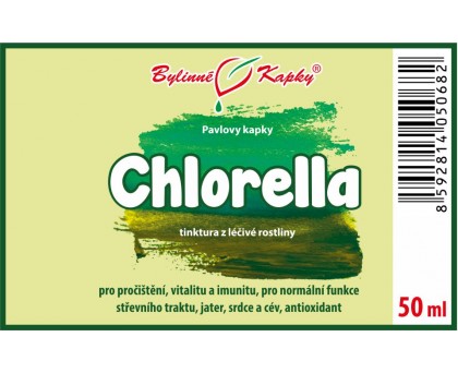 Chlorella tinktura 50 ml - Bylinné Kapky