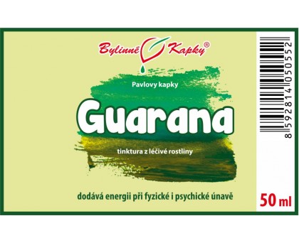 Guarana tinktura 50 ml - Bylinné Kapky