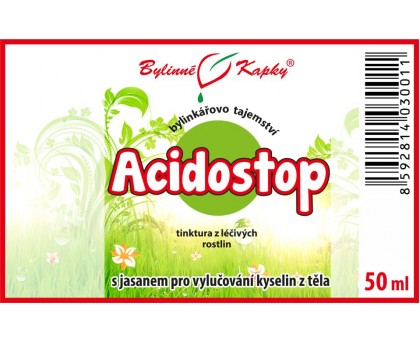 Acidostop tinktura 50 ml - Bylinné Kapky