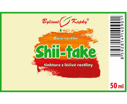 Shii-take (shiitake, šitake) - Duše rostlin tinktura 50 ml - Bylinné Kapky