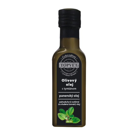 Olivovy olej s tymiánem 100 ml - Topvet