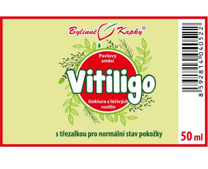 Pigmentace nedostatečná (Vitiligo) tinktura 50 ml - Bylinné Kapky