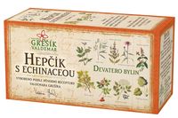 Hepčík s echinaceou Devatero bylin porcovaný 20x1,5g - Valdemar Grešík