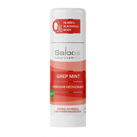 Grep mint BIO přírodní deodorant s ativním magnéziem 60g - Saloos
