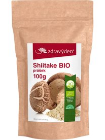 Shiitake BIO prášek 100g - Zdravý den