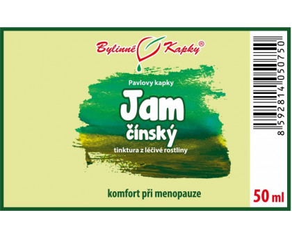Jam (smldinec) čínský (TCM) (Dioscorea batatas) tinktura 50 ml - Bylinné  Kapky