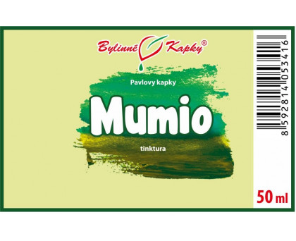 Mumio tinktura 50 ml - Bylinné Kapky