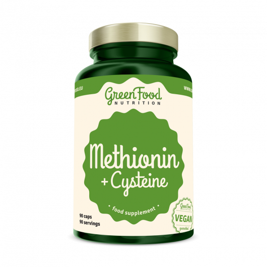 Methionin + Cysteine 90 kapslí - Greenfood
