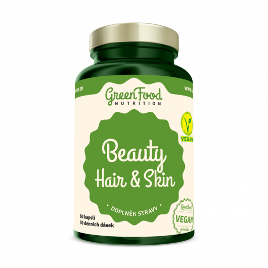 Beauty Hair & Skin 90 kapslí - GreenFood