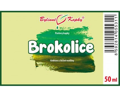 Brokolice semena (sulforaphane) tinktura 50 ml - Bylinné Kapky