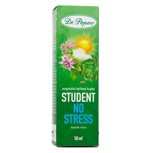 STUDENT No stress bylinné kapky 50 ml - Dr. Popov