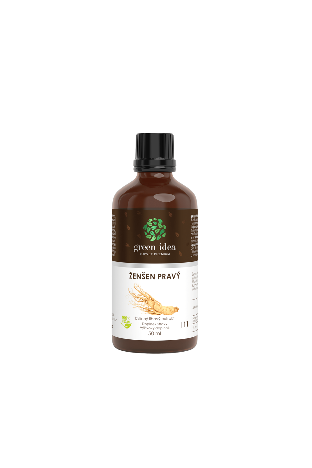 Žen-šen tinktura 50 ml - Green idea