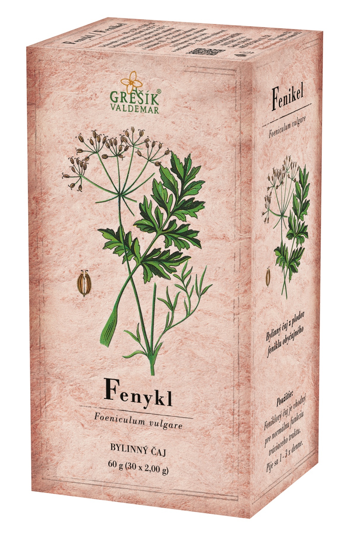 Fenykl - bylinný čaj porcovaný 30 x 2,0g - Grešík