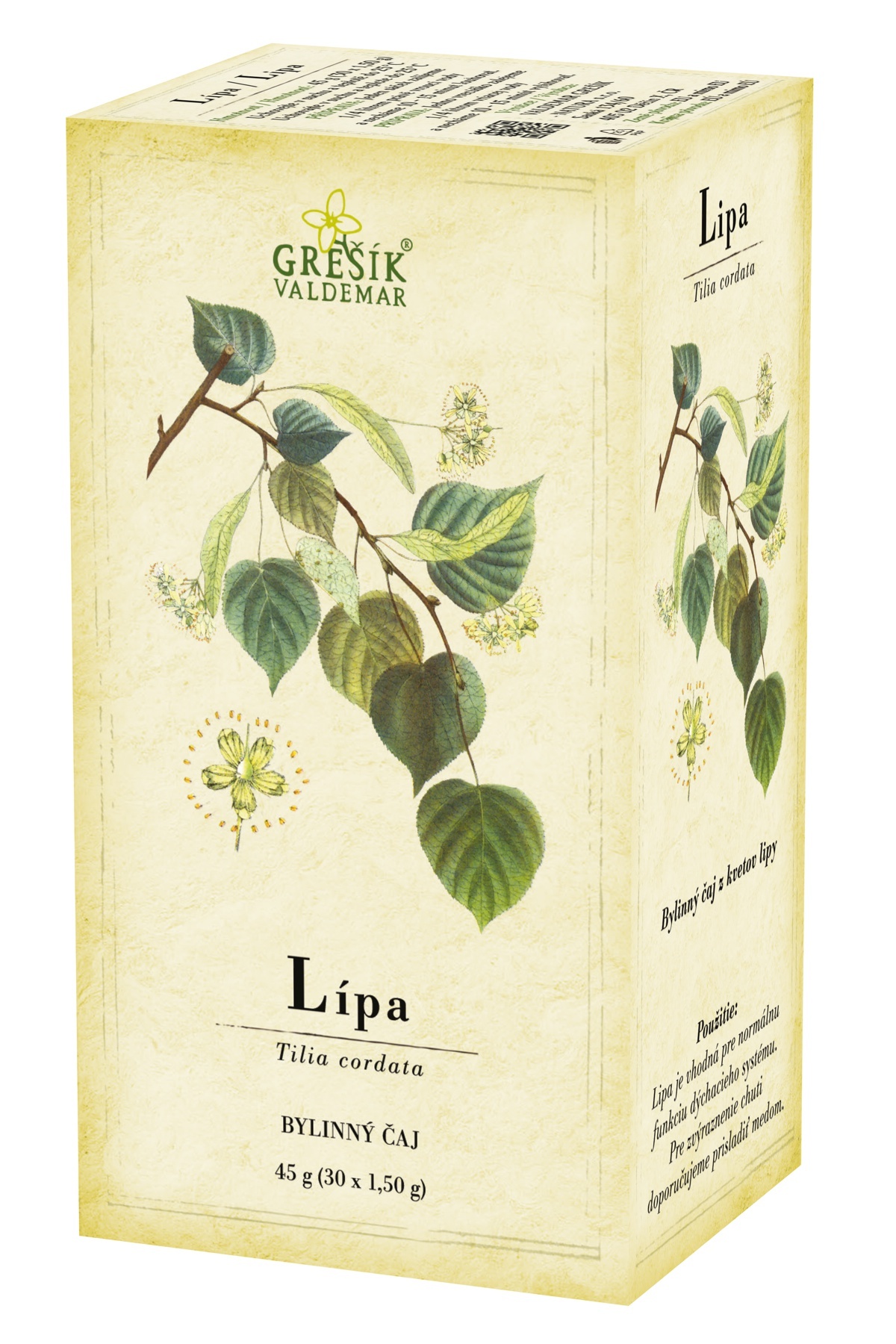 Lípa bylinný čaj porcovaný 30 x 1,5g