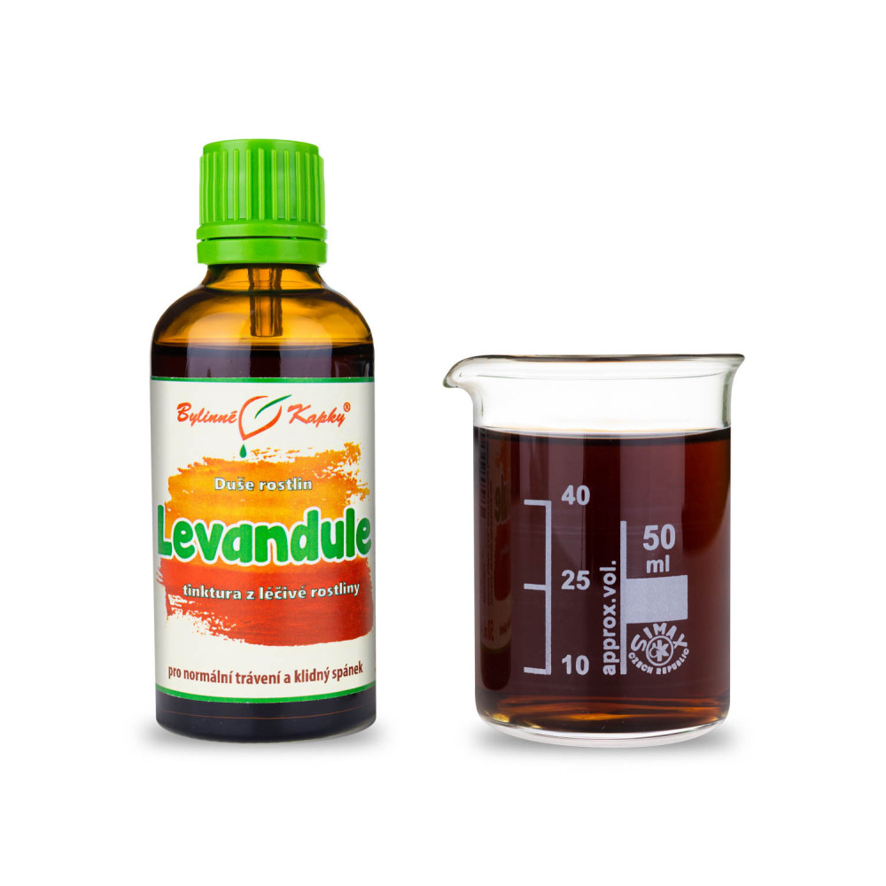Levandule kapky Duše rostlin tinktura 50 ml - Bylinné Kapky