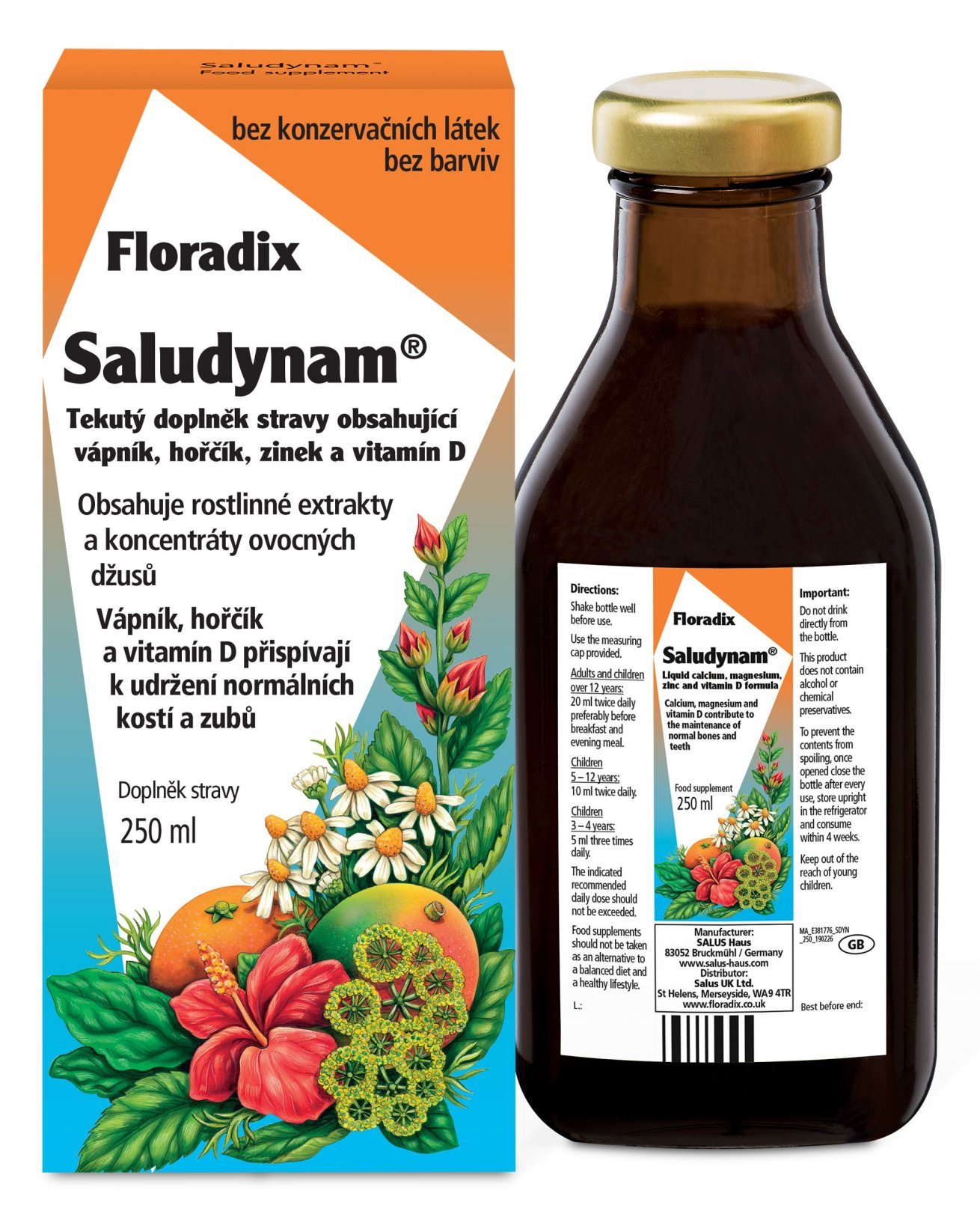 Floradix Saludynam 250 ml - Salus