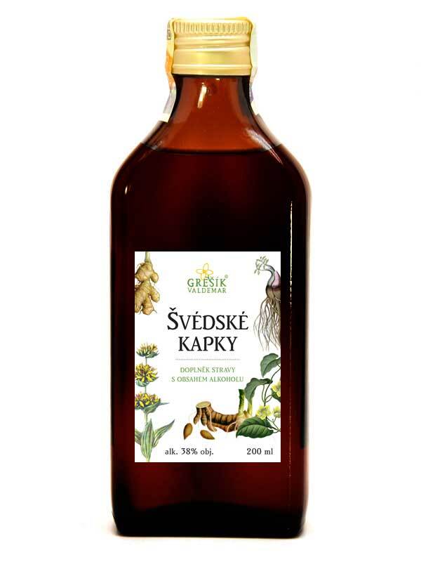 Švédské kapky 200 ml - Grešík