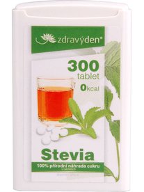 Stevia 300 tablet-Přírodní sladidlo - Zdravý den