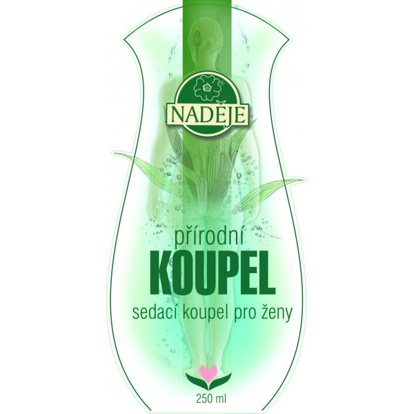 Přírodní koupel sedací pro ženy 500 ml - Naděje Podhorná