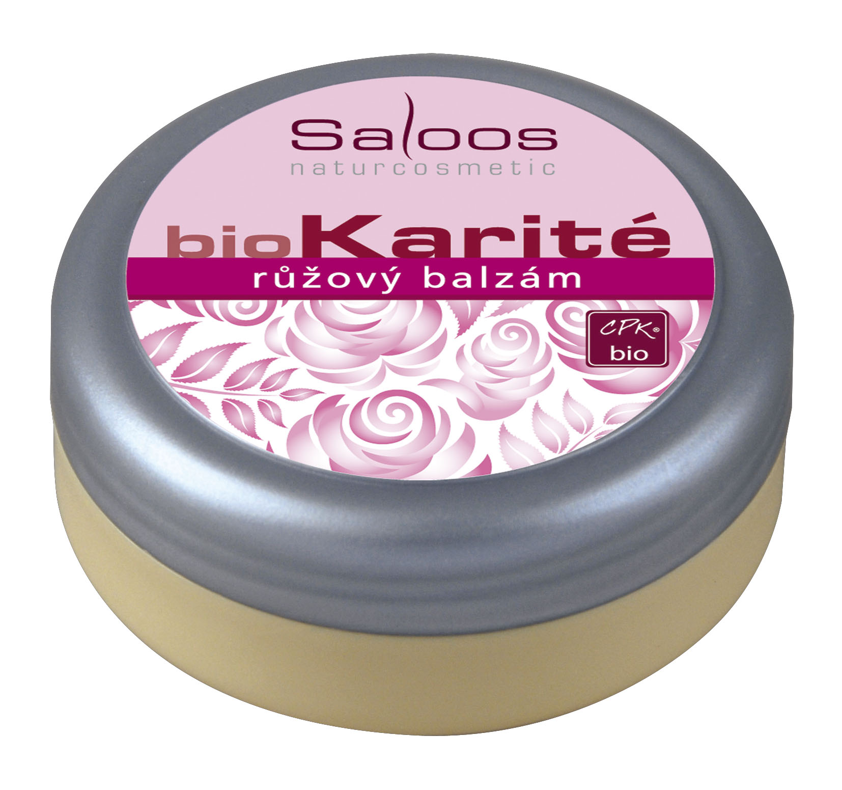 Bio Karité Růžový balzám 50 ml - Saloos