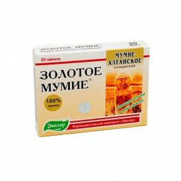 Zlaté Mumio Altajské čisté 0,2 g - 20 tbl.