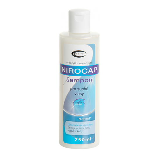NIROCAP ED - suché vlasy šampon 250 ml - Topvet