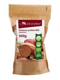 Kakaový prášek BIO nepražený 500g - Zdravý den