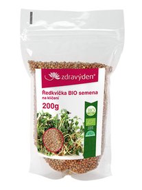 Ředkvička BIO – semena na klíčení 200g - Zdravý den