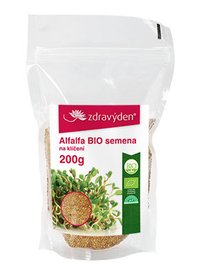 Alfalfa BIO – semena na klíčení 200g - Zdravý den