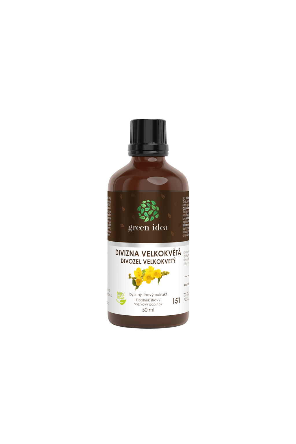 Divizna velkokvětá tinktura 50 ml - Green idea