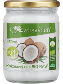 Kokosový olej BIO RAW 450 ml - Zdravý den