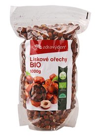 Lískové ořechy BIO 1000g - Zdravý den