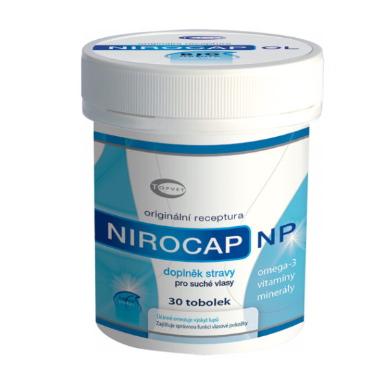 NIROCAP NP pro suché vlasy 30 tobolek - Topvet