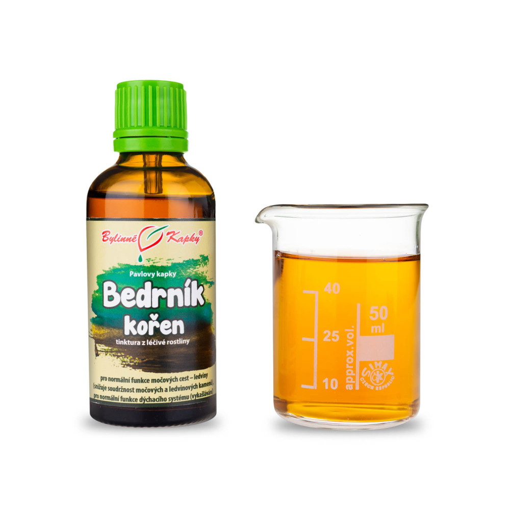 Bedrník kořen tinktura 50 ml - Bylinné Kapky