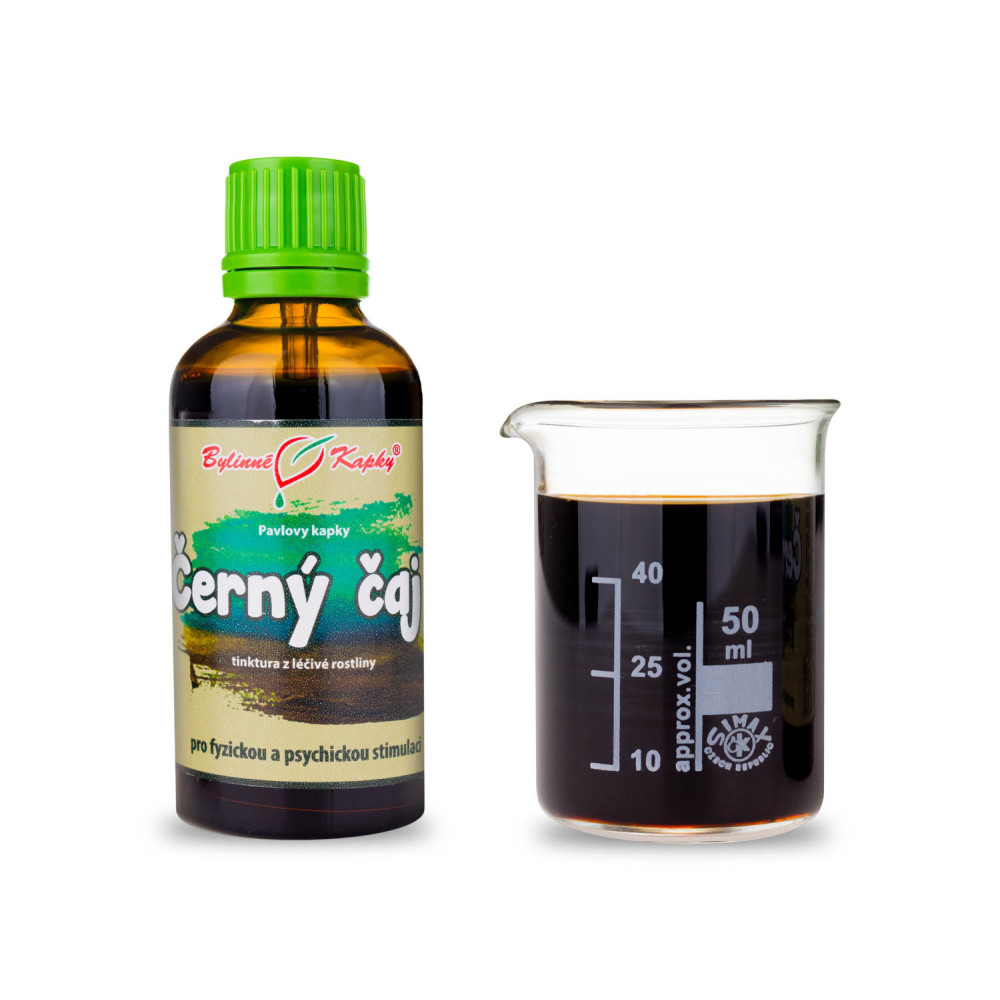 Černý čaj tinktura 50 ml - Bylinné Kapky