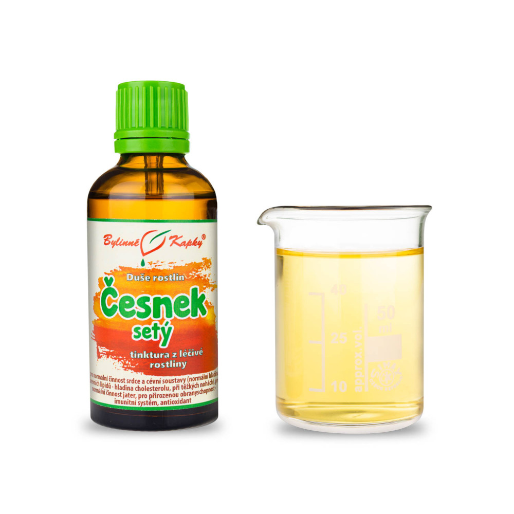 Česnek setý - Duše rostlin tinktura 50 ml - Bylinné Kapky