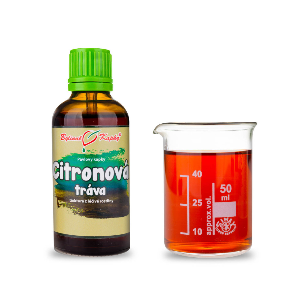 Citronová tráva tinktura 50 ml - Bylinné Kapky