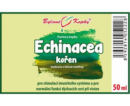 Echinacea (třapatka) kořen tinktura 50 ml - Bylinné Kapky