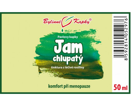 Jam (yam-smldinec) chlupatý (Dioscorea villosa) tinktura 50 ml - Bylinné Kapky