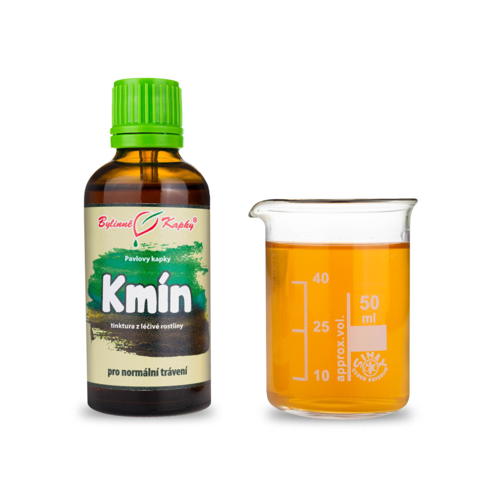 Kmín tinktura 50 ml - Bylinné Kapky