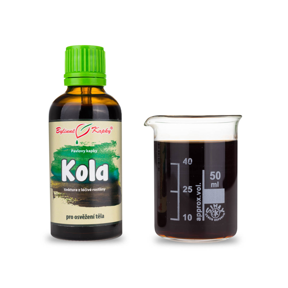 Kola tinktura 50 ml - Bylinné Kapky