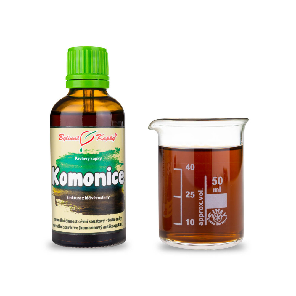 Komonice tinktura 50 ml - Bylinné Kapky