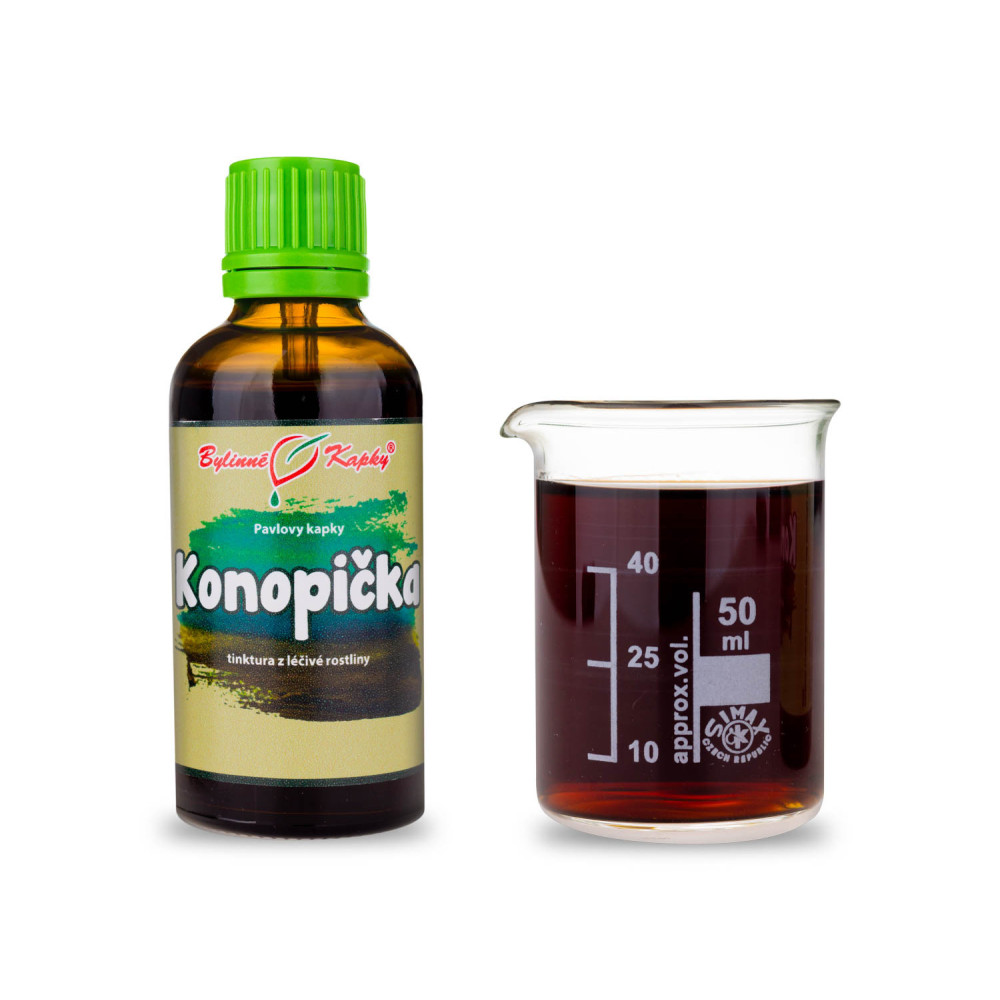 Konopička (konopice) tinktura 50 ml - Bylinné Kapky