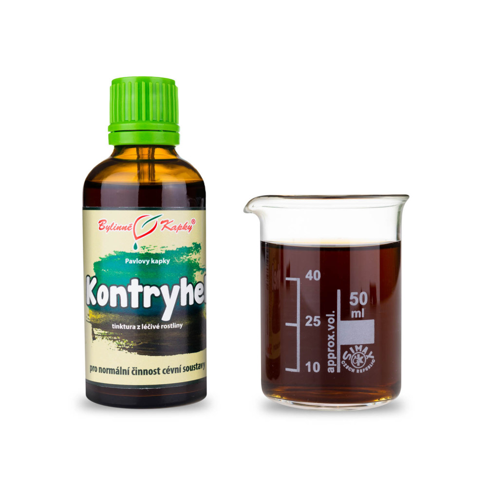 Kontryhel tinktura 50 ml - Bylinné Kapky