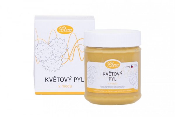 Květový pyl v medu 250 g - Pleva