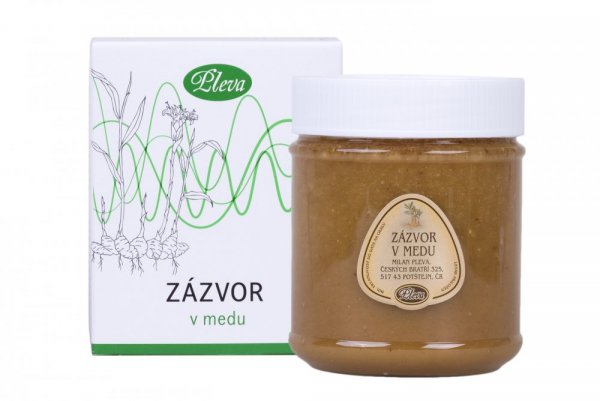 Zázvor lékařský v medu 250 g - Pleva