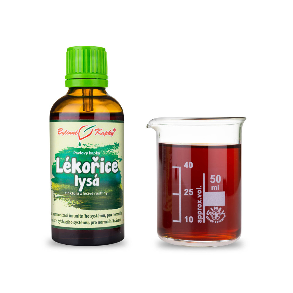 Lékořice lysá tinktura 50 ml - Bylinné Kapky