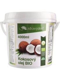 Kokosový olej  BIO 4000ml - Zdravý den